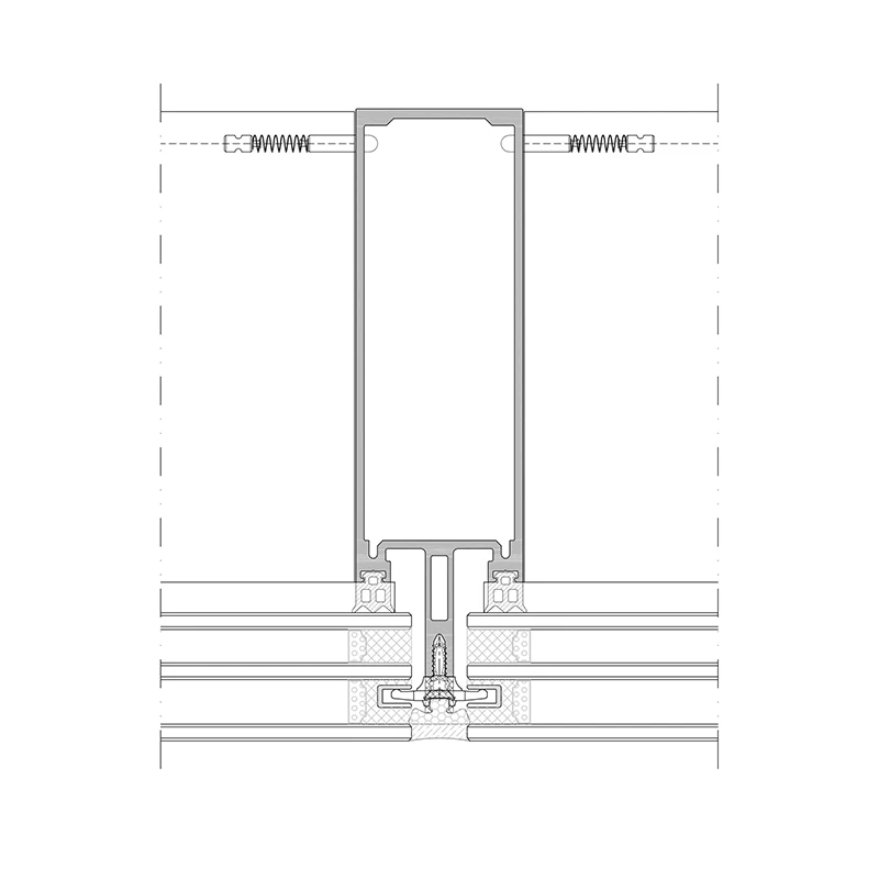 Muro cortina adhesivo JH-S (estructura oculta)