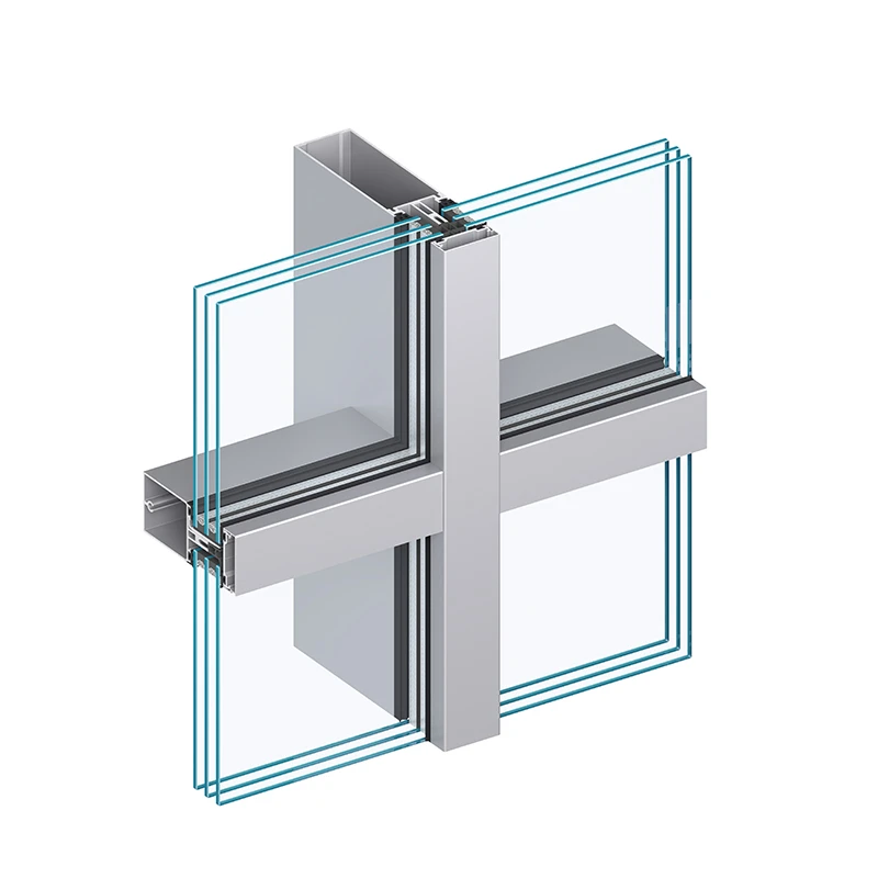 Muro cortina adhesivo JH-S (estructura expuesta)
